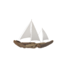 Driftwood Sail Boat Table Decor