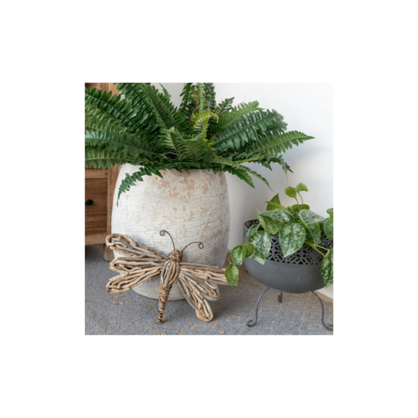 Driftwood + Abaca Butterfly Wall Art - Image 2