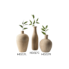 Natural Wood Bud Vases