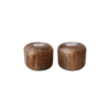 Olly Wooden T-Lite Holders (Set of 2)
