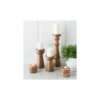 Olly Wooden T-Lite Holders (Set of 2) - Image 2