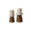 Ramsey Wooden Candle Holders