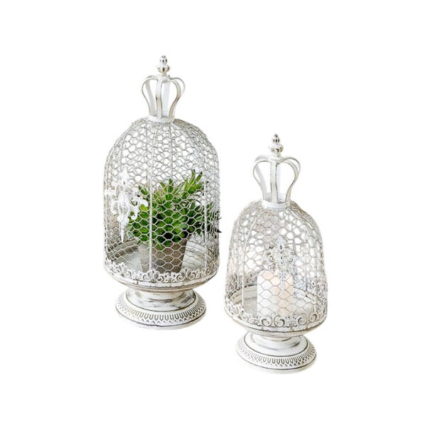 Regal Cloche Plant/Candle Holders (Set of 2)