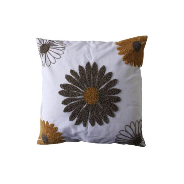 Flower Tufted Square Cushion