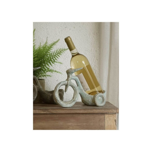 Bicycle Wine Bottle Holder/Table Decor - White (Due Aug) - Image 2