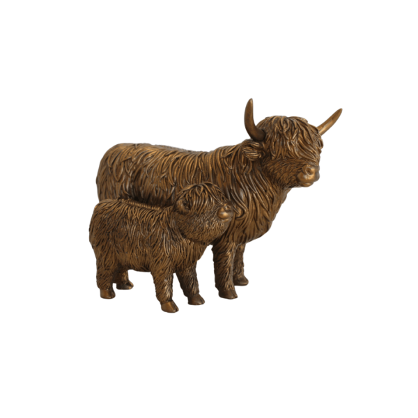 Highland Cow & Calf Table Decor (Due Aug)