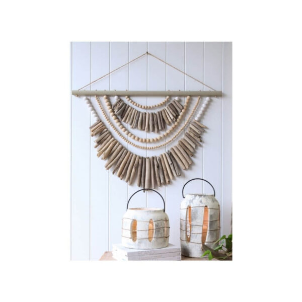 Driftwood & Bead Wall Hanging - Image 2
