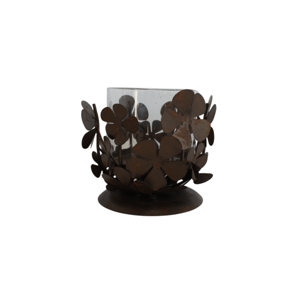 Frangipani Candle Holder - Rust (Due Aug)
