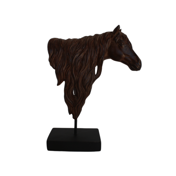 Flowing Mane Horse Bust Table Decor (Due Aug)