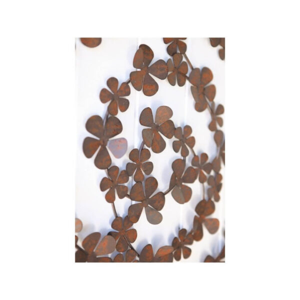 Frangipani Swirl Wall Arts - Rust (Due Aug) - Image 3