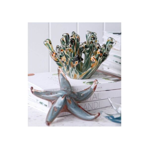 Pillar Coral Table Decor - Green (Due Aug) - Image 3