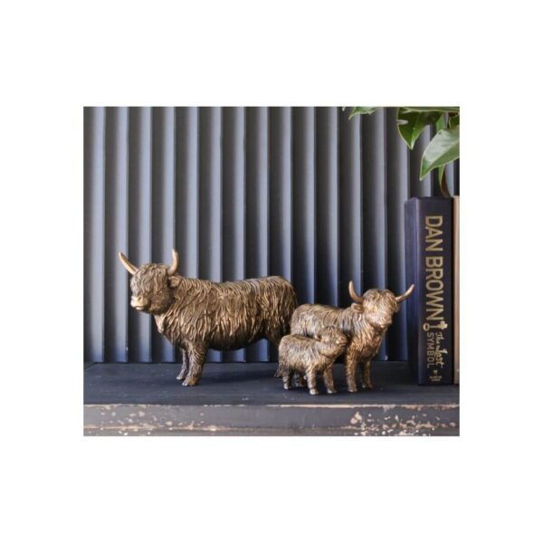 Highland Cow & Calf Table Decor (Due Aug) - Image 2