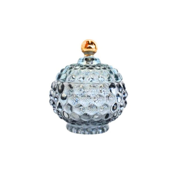 Athena Glass Round Storage Jar (Due Aug)