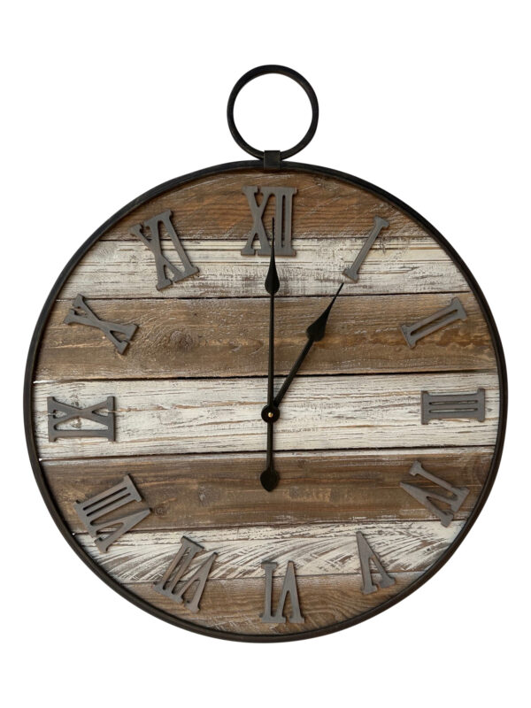 Layla Timber Clock